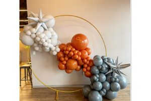 Smile Balloons Backdrop or Arch